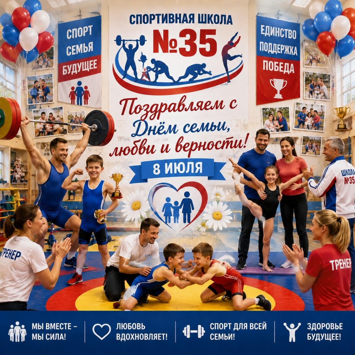 День семьи, любви и верности!