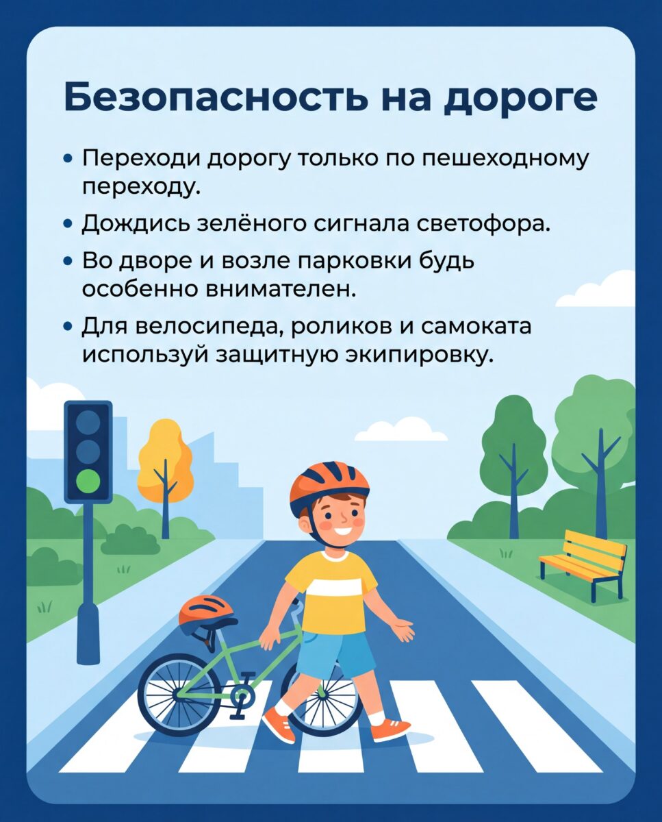 🔐 Безопасность в период летних каникул 🚫